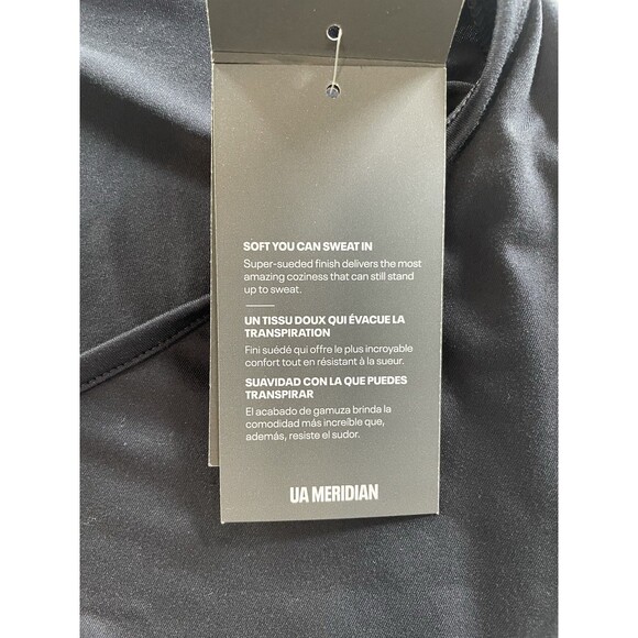 Under Armour V-Neck Meridian Long sleeve Longline Shirt Women’s S Black LooseFit - Picture 10 of 12